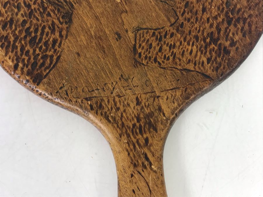 (6) Vintage Handheld Wooden Vanity Mirrors [Photo 12]