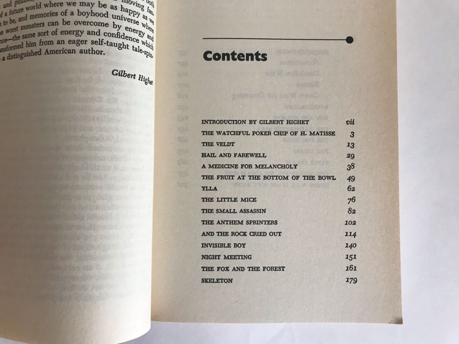 Signed Ray Bradbury Paperback Book: The Vintage Bradbury 1990 [Photo 7]