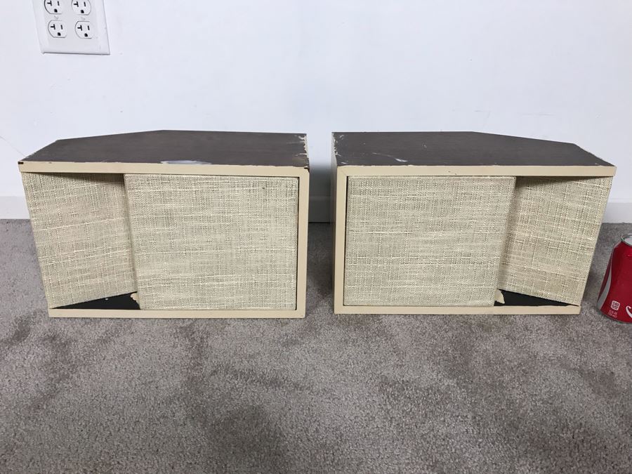 Pair Of BOSE 201 Series II Bookshelf Speakers Painted White - Working [Photo 4]