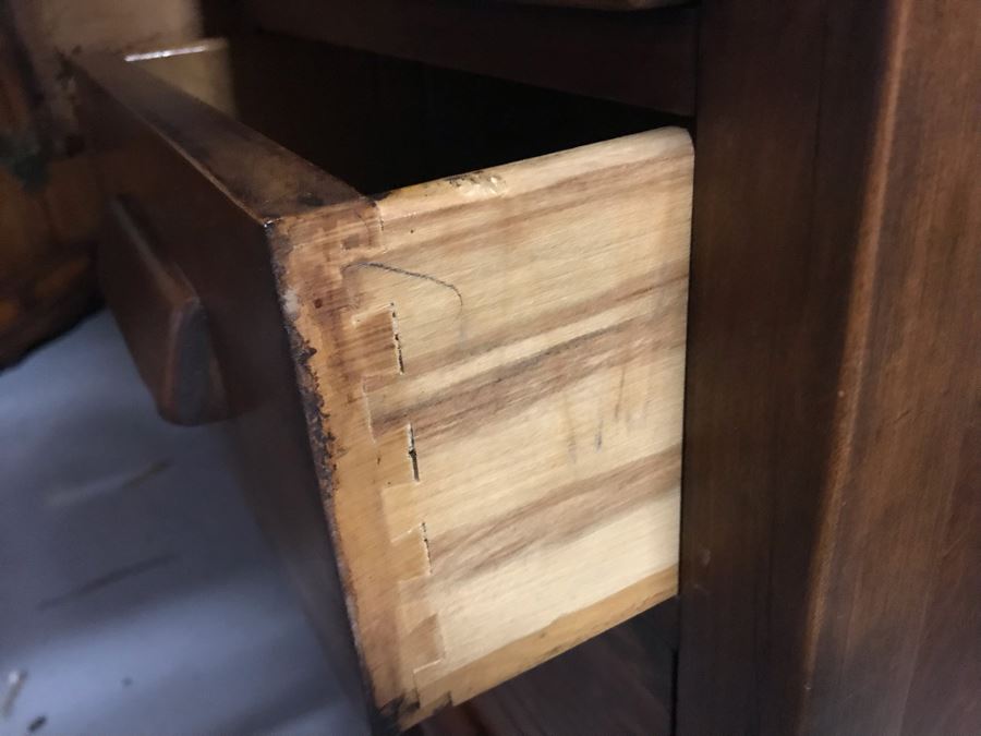 Mid-Century Solid Wood Office Desk 59W X 33.5D X 30H [Photo 6]