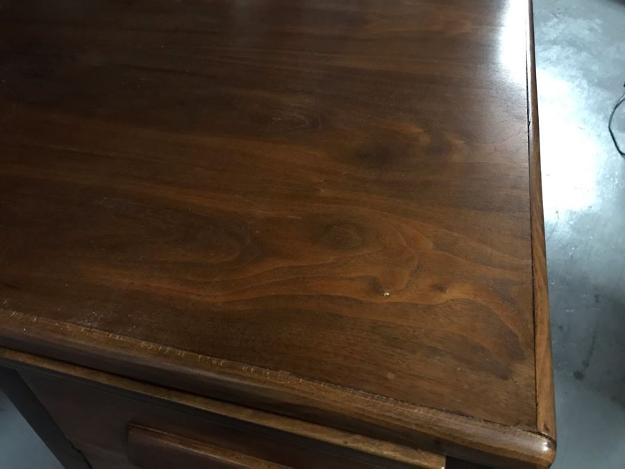 Mid-Century Solid Wood Office Desk 59W X 33.5D X 30H [Photo 7]