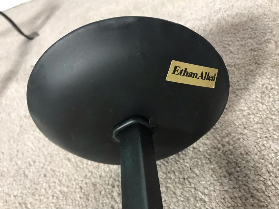 (2) Ethan Allen Matching Floor Candle Holders And Designer Metal Floor Candle Holder 40H And 49.5H [Photo 8]