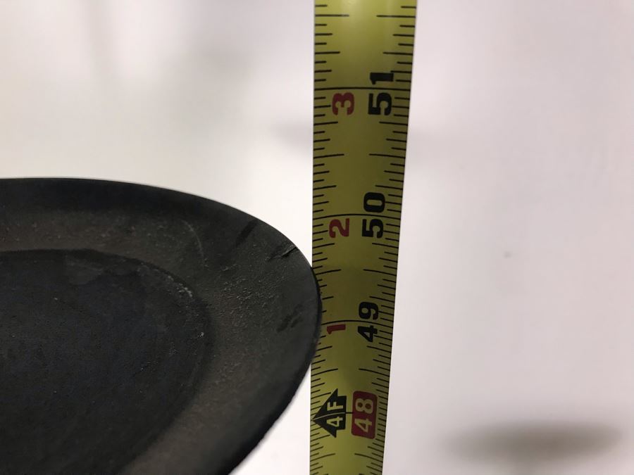 (2) Ethan Allen Matching Floor Candle Holders And Designer Metal Floor Candle Holder 40H And 49.5H [Photo 9]