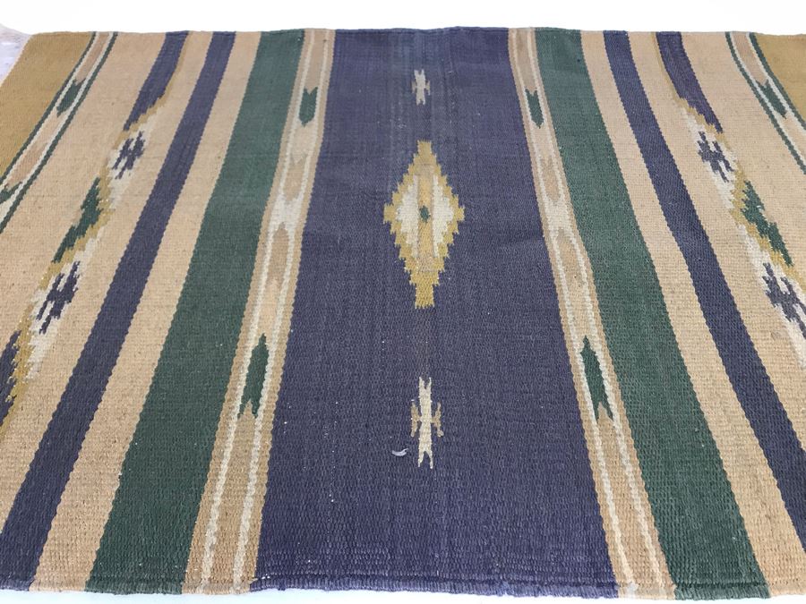 Vintage Southwestern Native American Rug 36W X 24D [Photo 2]
