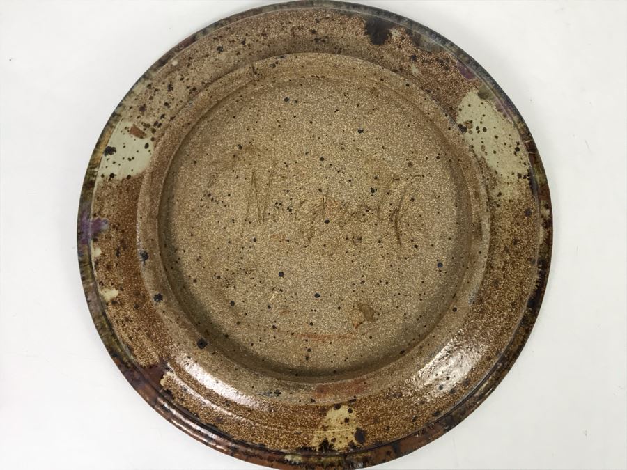 Large Signed Mid-Century Charger Plate 15'R [Photo 5]