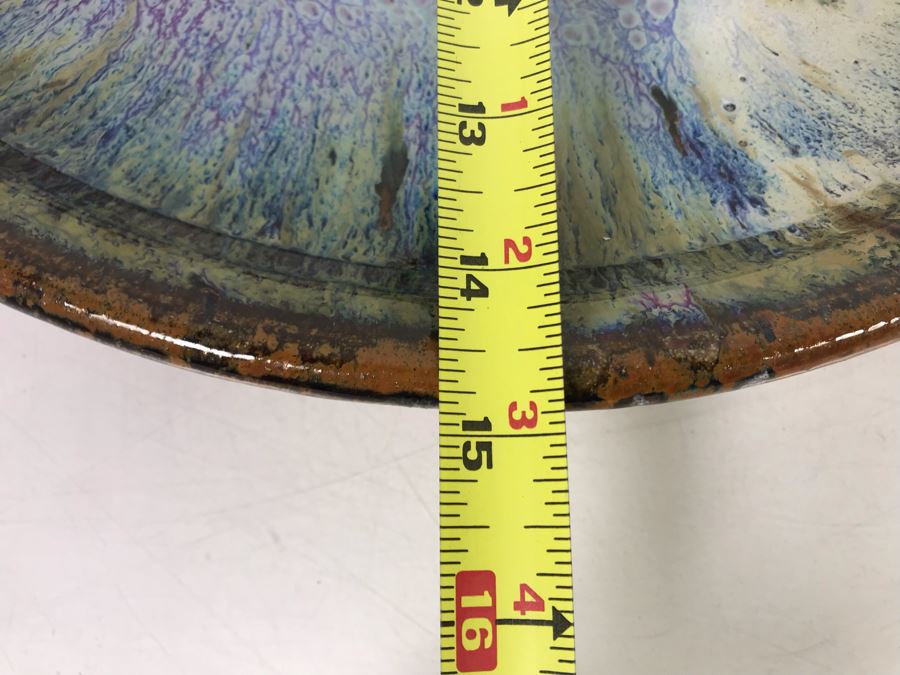 Large Signed Mid-Century Charger Plate 15'R [Photo 9]