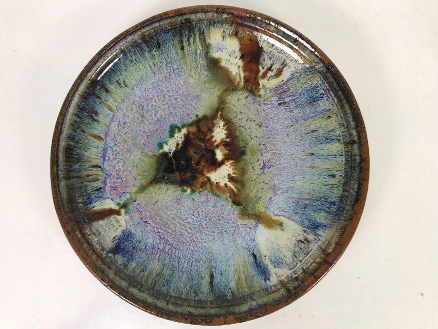 Large Signed Mid-Century Charger Plate 15'R [Photo 3]