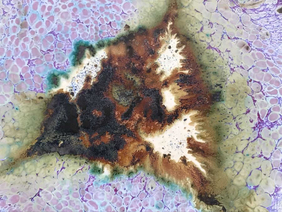 Large Signed Mid-Century Charger Plate 15'R [Photo 4]