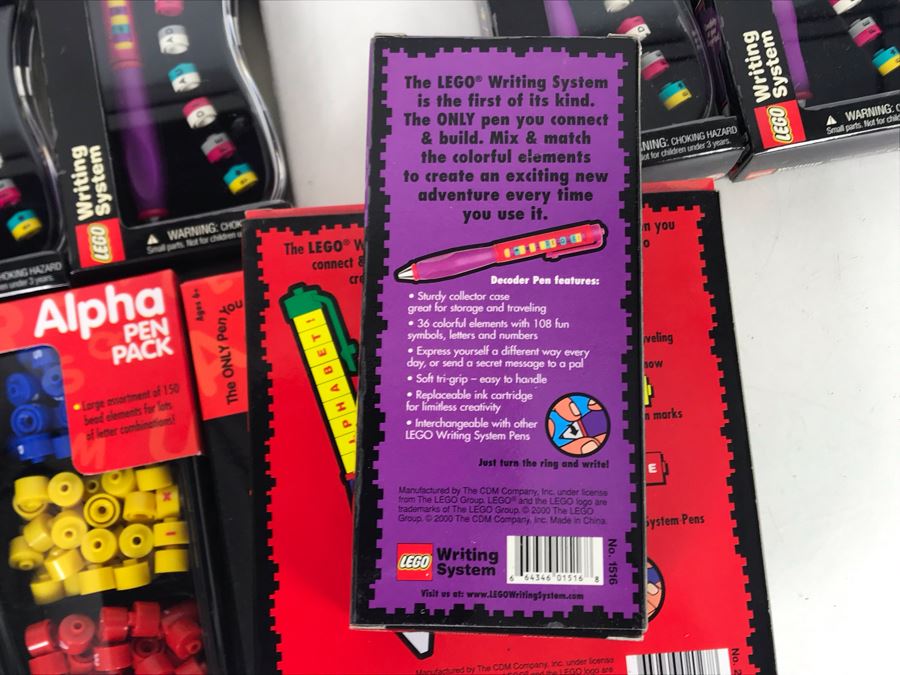 (5) New LEGO Decoder Pens And (3) New LEGO Alpha Pen Packs [Photo 6]