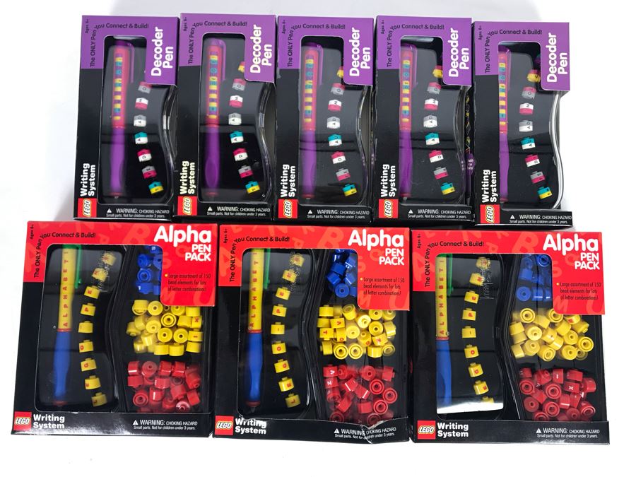 (5) New LEGO Decoder Pens And (3) New LEGO Alpha Pen Packs [Photo 1]