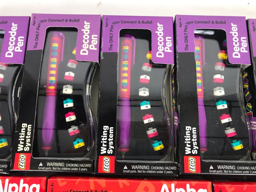 (5) New LEGO Decoder Pens And (3) New LEGO Alpha Pen Packs [Photo 3]
