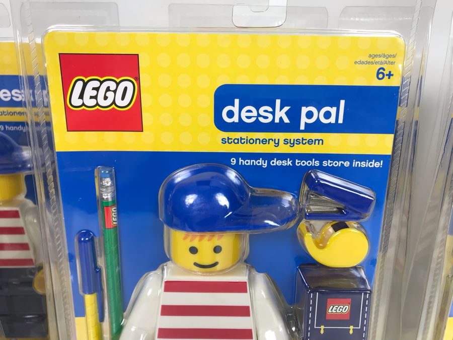 New Set Of (6) LEGO Desk Pals Stationary Systems [Photo 4]
