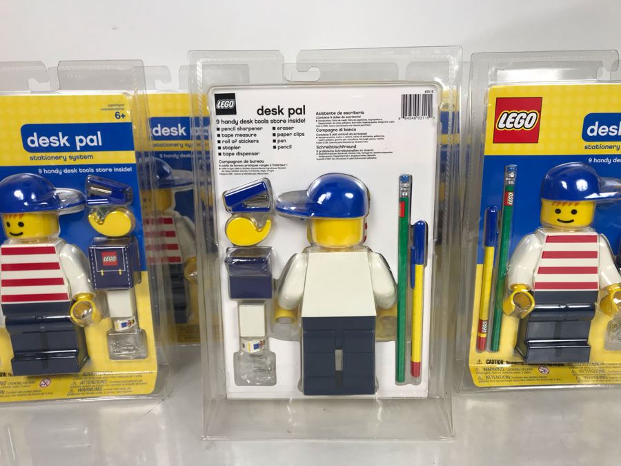 New Set Of (6) LEGO Desk Pals Stationary Systems [Photo 8]