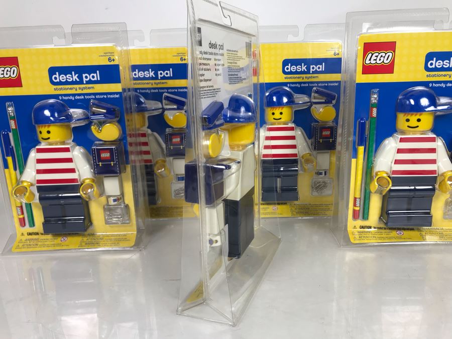 New Set Of (6) LEGO Desk Pals Stationary Systems [Photo 7]