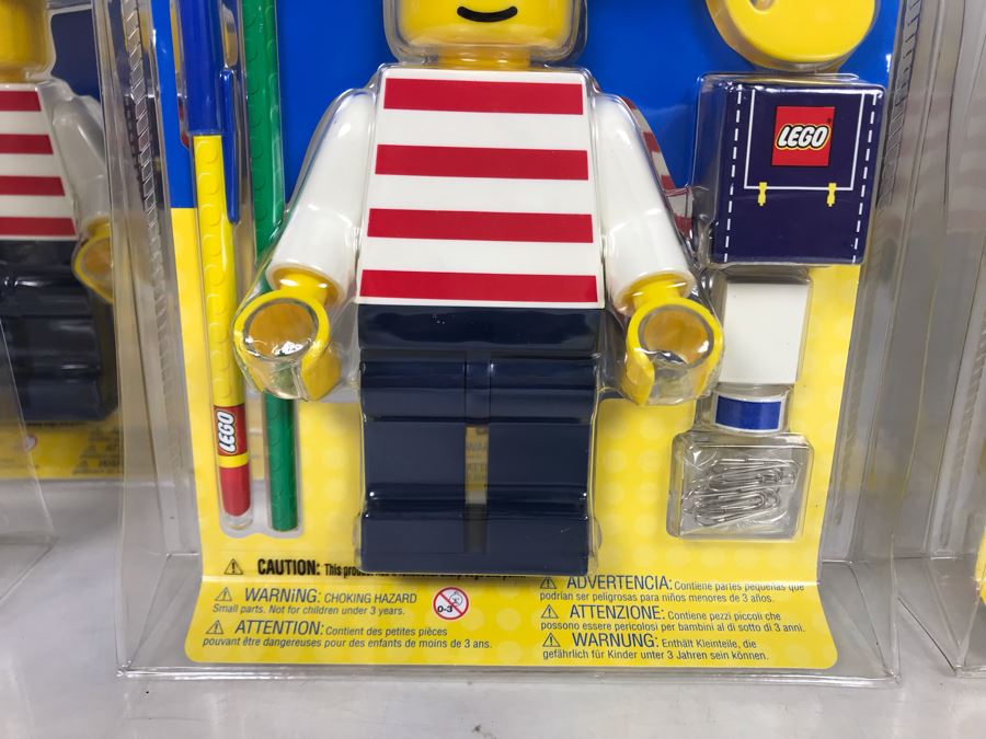 New Set Of (6) LEGO Desk Pals Stationary Systems [Photo 5]