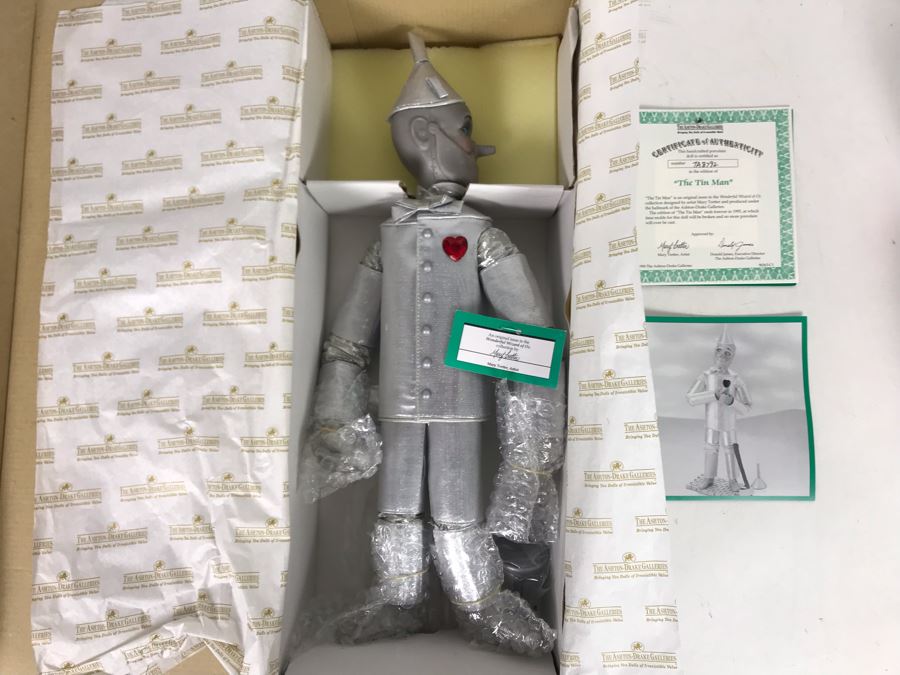 New In Box Ashton-Drake Galleries 'The Tin Man' Doll From The Wonderful Wizard Of Oz 17'H [Photo 2]
