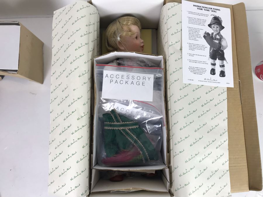 New In Box Danbury Mint Karl Doll 17'H [Photo 2]