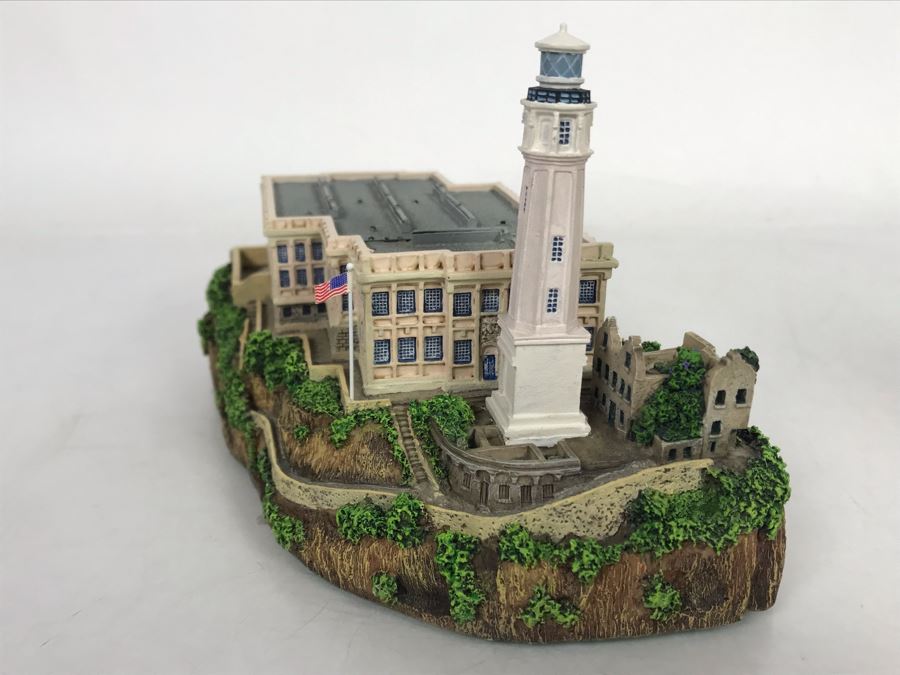 Danbury Mint Alcatraz Island Lighthouse San Francisco Bay, California Sculpture Figurine [Photo 4]