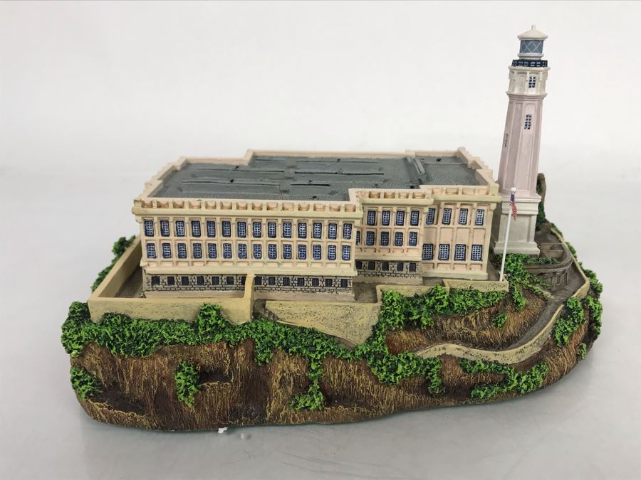 Danbury Mint Alcatraz Island Lighthouse San Francisco Bay, California Sculpture Figurine [Photo 6]
