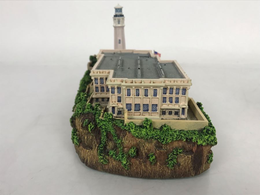 Danbury Mint Alcatraz Island Lighthouse San Francisco Bay, California Sculpture Figurine [Photo 7]
