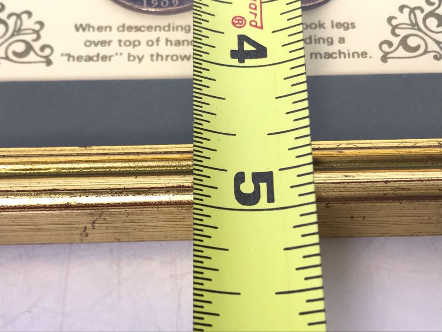 Craftsman Made Penny Farthling Picture Made From Old Coins 6 X 5 [Photo 8]