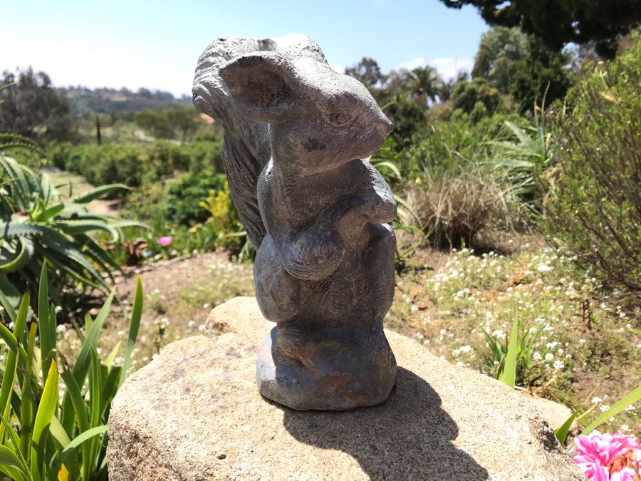 Cement Squirrel Garden Sculpture Statuary [Photo 2]
