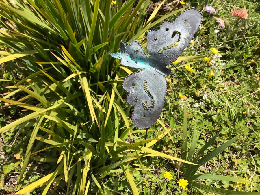 Metal Butterfly Garden Sculpture 9W X 31H [Photo 2]