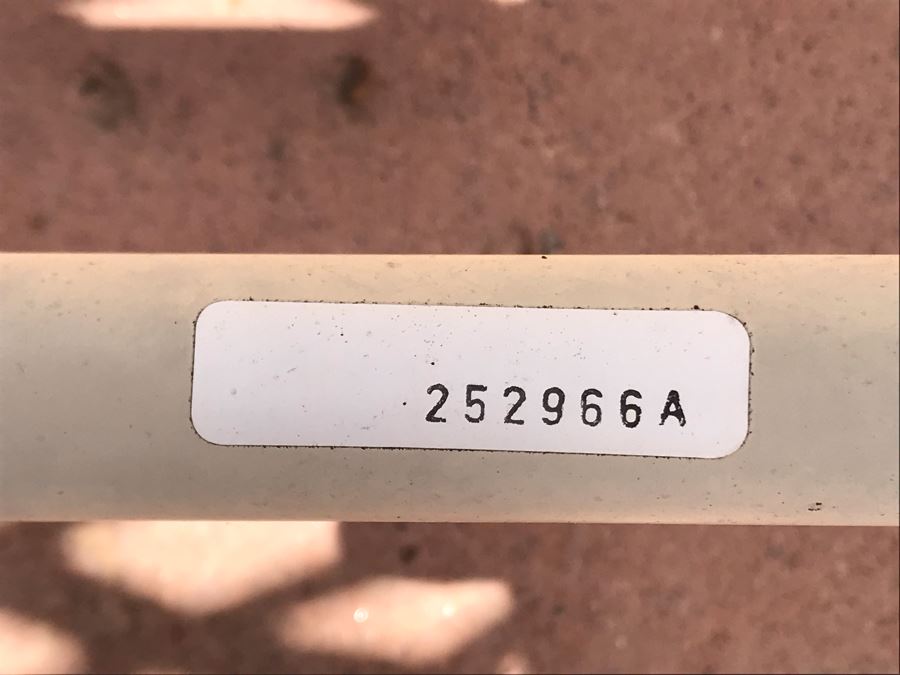 Vintage Brown Jordan Luxury Outdoor Furniture Tamiami Chaise Lounge, Chair And Ottoman, Round Side Table And Metal Candle Lantern [Photo 9]