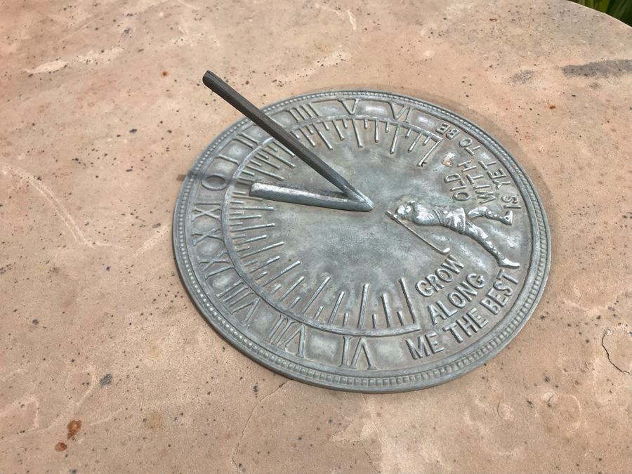Golf Themed Metal Sundial 11R [Photo 4]