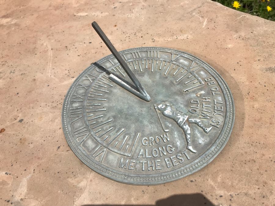 Golf Themed Metal Sundial 11R [Photo 2]