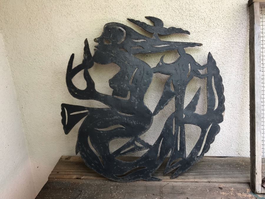 Signed Original Metal Sculpture 24W X 23H [Photo 3]