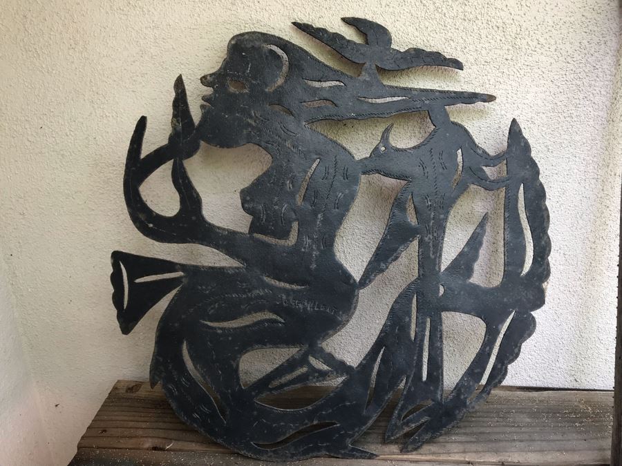 Signed Original Metal Sculpture 24W X 23H [Photo 2]