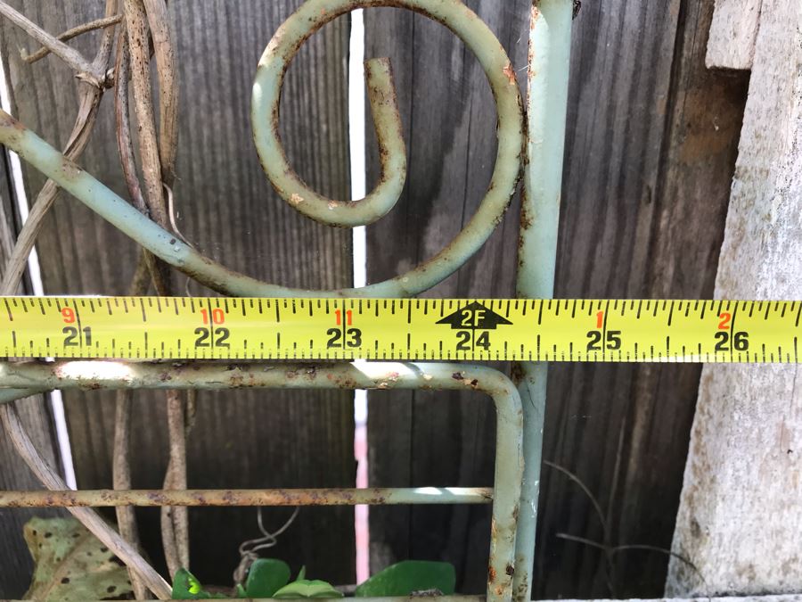 Vintage Metal Shabby Chic Plant Rack With Multiple Potted Plants 24.5W X 62H - See Photos [Photo 13]