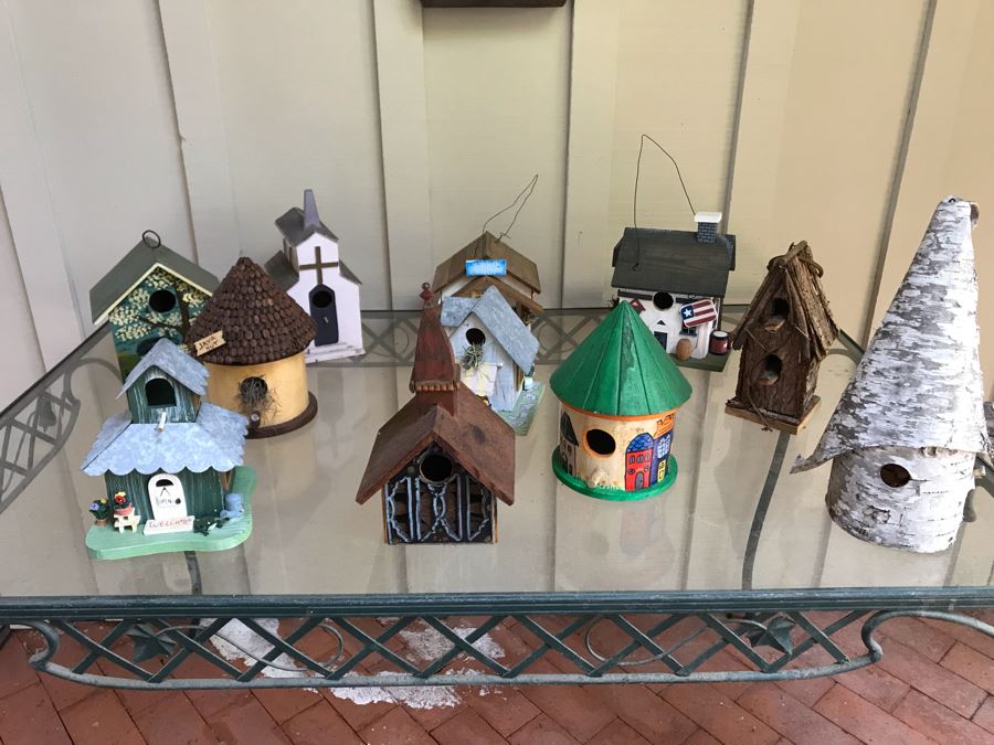 Large Collection Of (11) Bird Houses - See Photos [Photo 2]