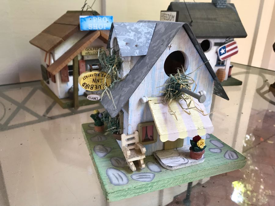 Large Collection Of (11) Bird Houses - See Photos [Photo 12]