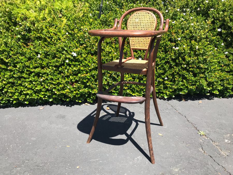 Oak / Cane Baby Highchair [Photo 2]