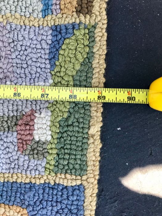 Hooked Runner Rug With Lighthouses Sailboats Nautical Motif 24.5W X 89L [Photo 6]