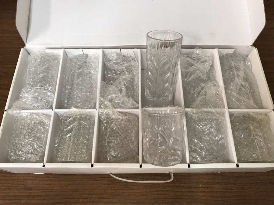 Fifth Avenue Crystal Set Portico 12 Barware Glasses MSRP $100 [Photo 2]