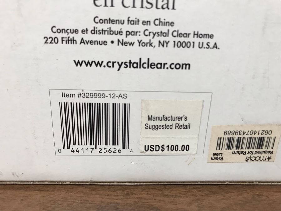 Fifth Avenue Crystal Set Portico 12 Barware Glasses MSRP $100 [Photo 6]