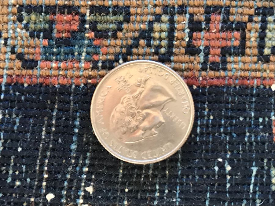 Small Antique Persian Rug 24.5 X 29.5 [Photo 5]