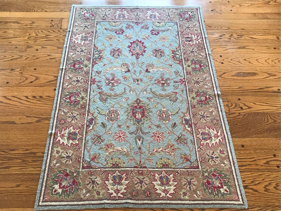 Hooked Area Rug 41.5 X 64 [Photo 3]