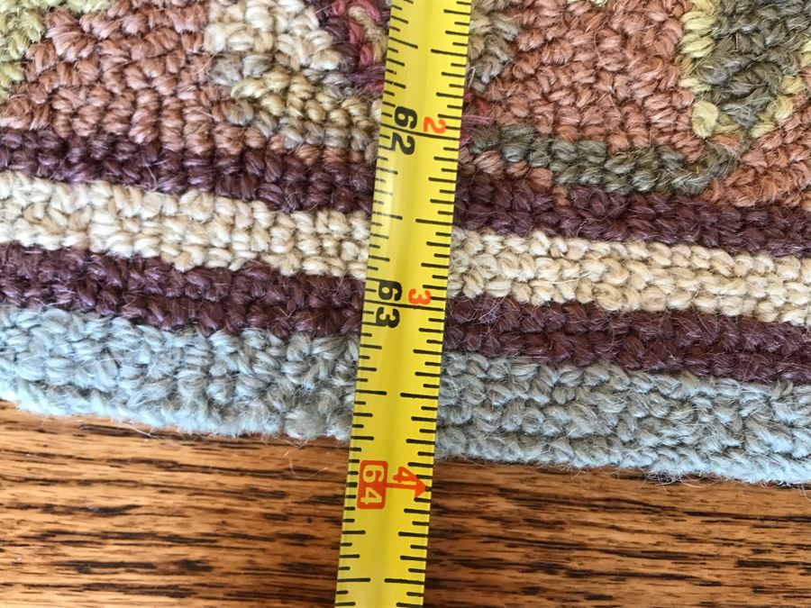 Hooked Area Rug 41.5 X 64 [Photo 9]