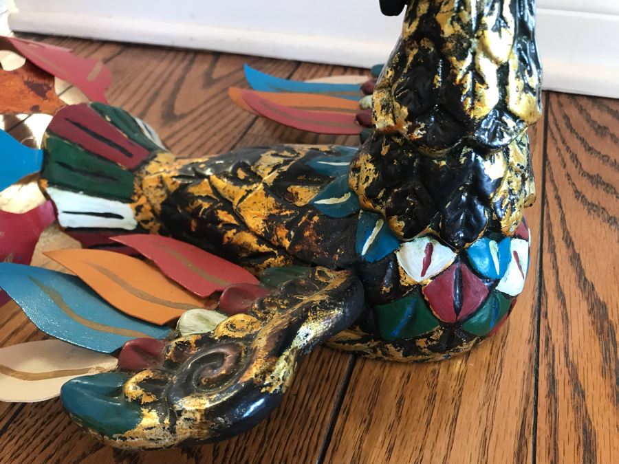 Handcrafted Bird Sculpture 21W X 12D X 13H [Photo 3]