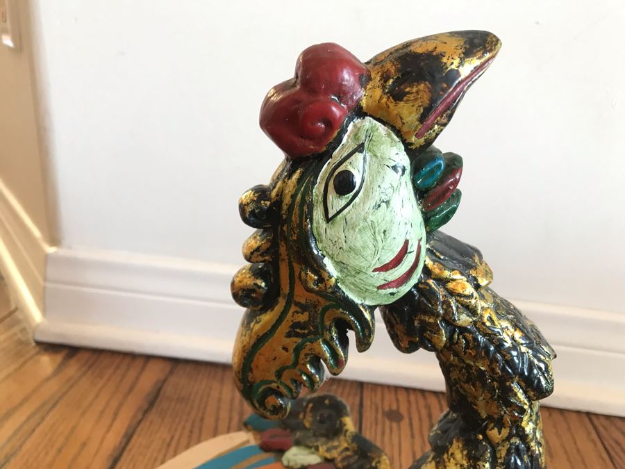 Handcrafted Bird Sculpture 21W X 12D X 13H [Photo 4]