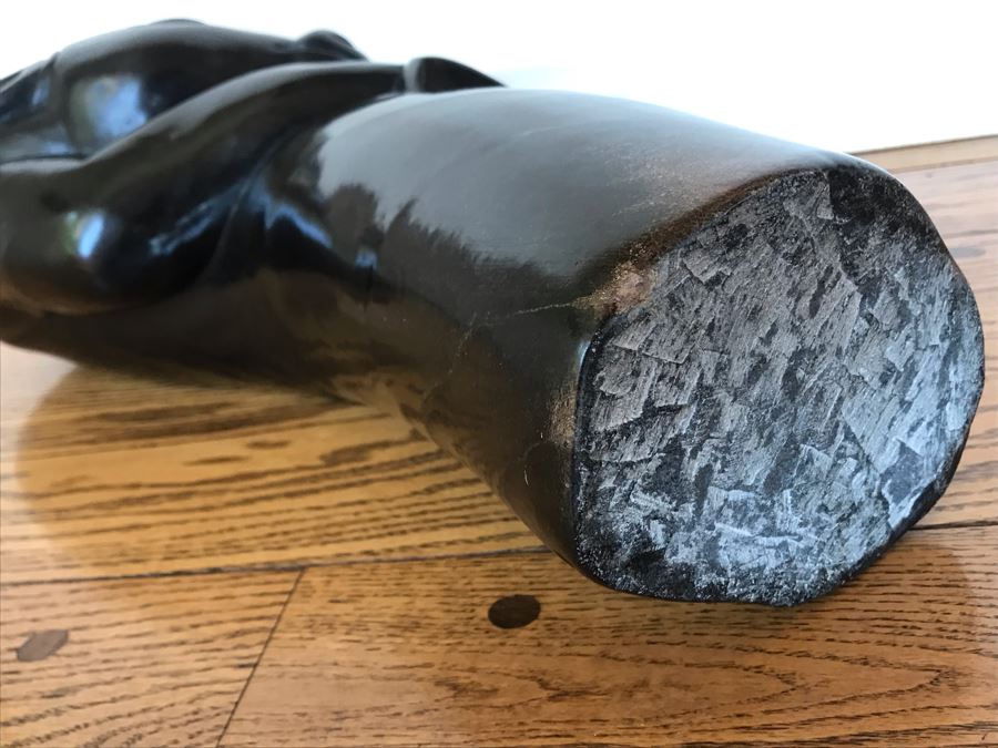 Large Impressive Carved Stone Animal Sculpture By Damian Manuhwa Signed D. Manuhwa Zimbabwe Carved Out Of Serpentine Stone 20H X 9W X 7D [Photo 14]