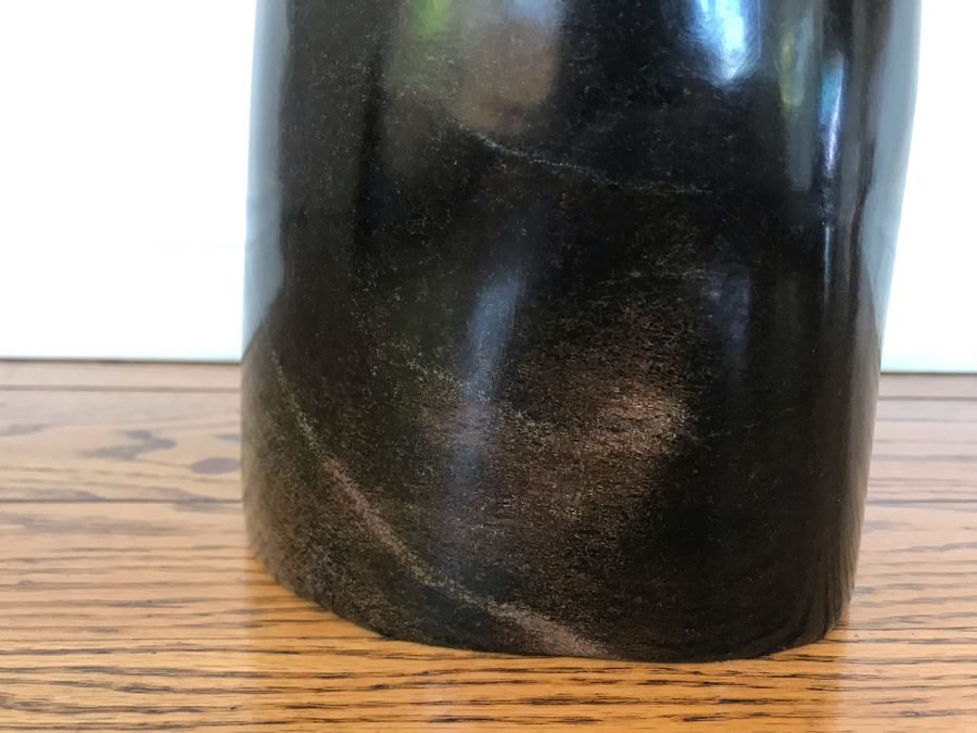 Large Impressive Carved Stone Animal Sculpture By Damian Manuhwa Signed D. Manuhwa Zimbabwe Carved Out Of Serpentine Stone 20H X 9W X 7D [Photo 6]