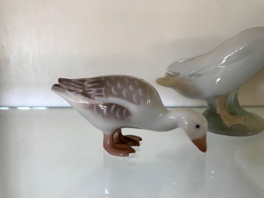 Lladro Goose Figurine 6.5W And B&B Denmark Duck Figurine 3.5W [Photo 3]