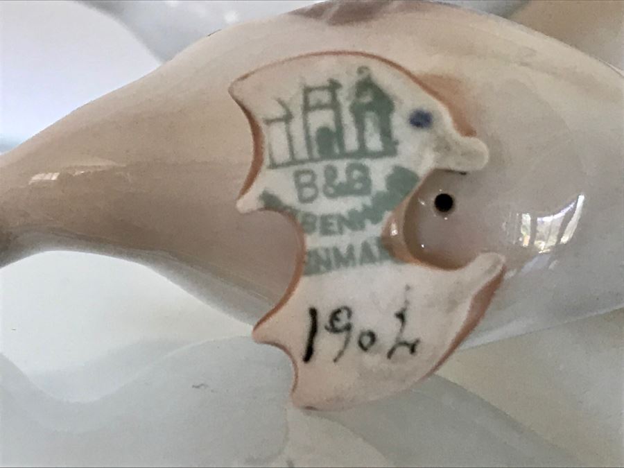 Lladro Goose Figurine 6.5W And B&B Denmark Duck Figurine 3.5W [Photo 5]