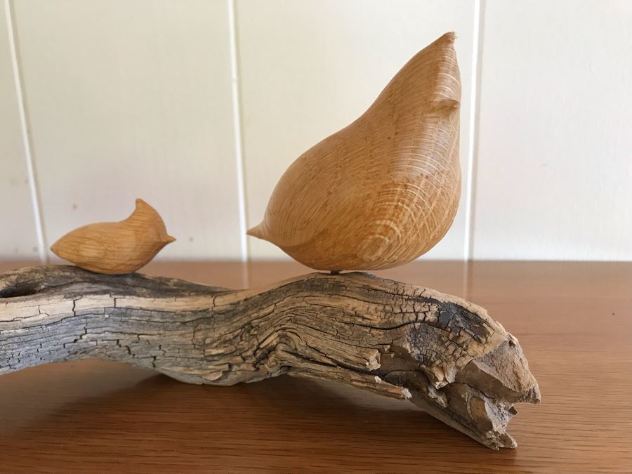 Birds On A Branch Sculpture 16W X 5.5H [Photo 3]