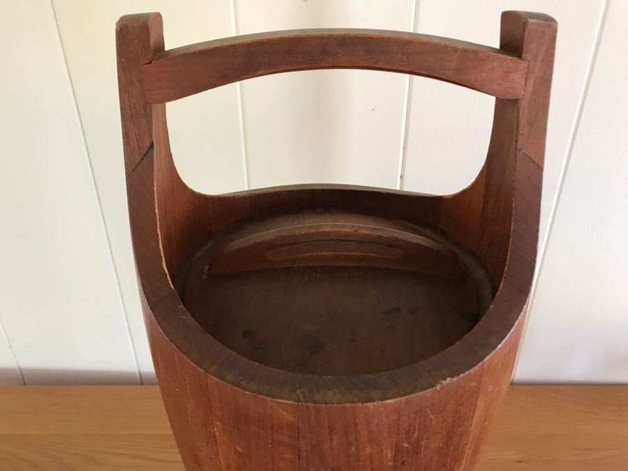 Mid-Century Modern Teak DANSK Denmark Ice Bucket 19H [Photo 3]